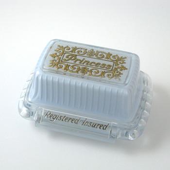 light blue princess ring box