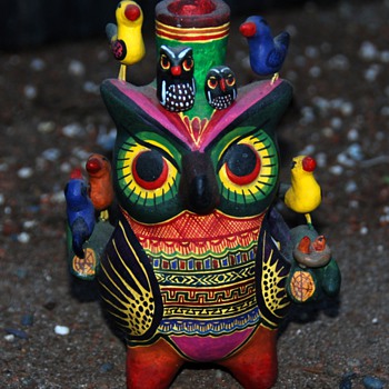 Owl Candleholder - Yardsale Find - Animals