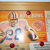 1968 Rose bowl ticket stub