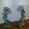 vintage dancer lamps