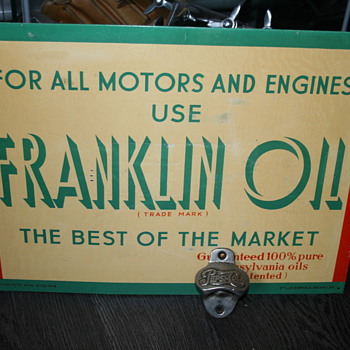 franklin oil sign
