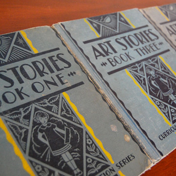 Art Stories, vintage school art books
