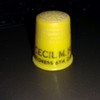 Yellow " Re elect Cecil M Harden congress 6th district" 