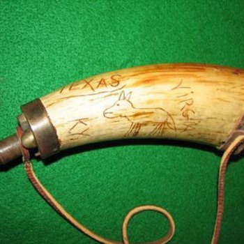 old powder horn - Military and Wartime