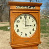 UNION PACIFIC No. 73 RAILROAD STATION OAK SELF WINDING CLOCK NY