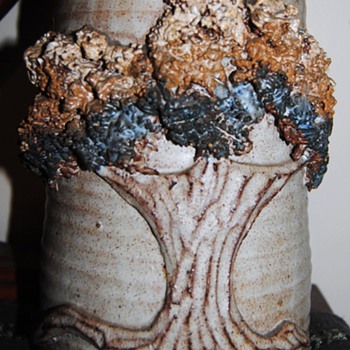 Heavy jar with cork ... - Art Pottery