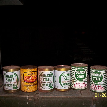 oil and transmission cans - Petroliana