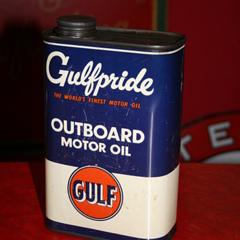 gulf oil can - Petroliana