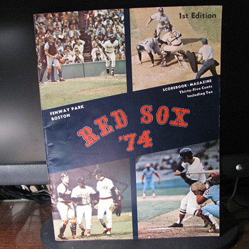 First Edition of Red Sox 1974