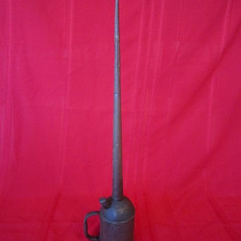 Late 1800's Antique C & O RY Chesapeake & Ohio Railroad Railyard Oil Can?