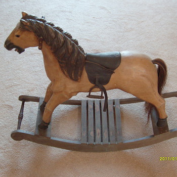 Old Kids Rocking Horse - Animals