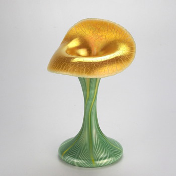 Quezal Jack in the Pulpit, signed and perfect - Art Glass
