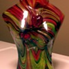 Murano womans figure glass