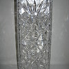 Brilliant Cut Glass square antique vase