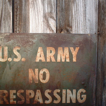 U S Army Sign
