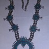 Squash Blossom Turquoise Necklace
