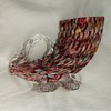 Victorian Cottage Glass Cornucopia Bud Vase
