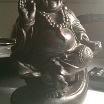 Black buddha figurine!
