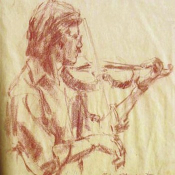 Fouche Bolton Pastel on Paper 1978 "Mike Stewart"