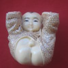 ASIAN CARVING BONE? PLASTIC? IVORY?