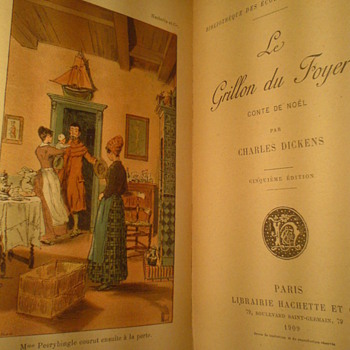 This is an old book,dating 1909 , published by Hachette et Cie,Paris...So precious for me! - Books