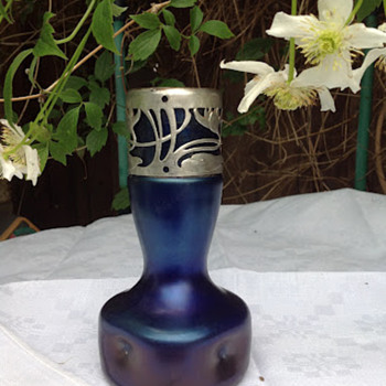 Stoelzle vase - amended to Kralik  - Art Glass