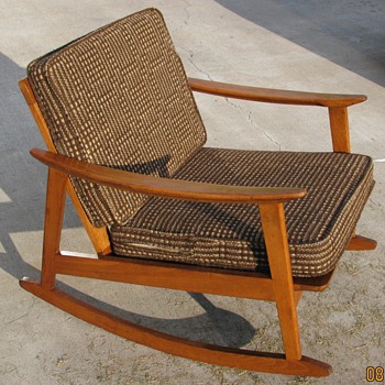 Danish Modern Style Rocking Chair
