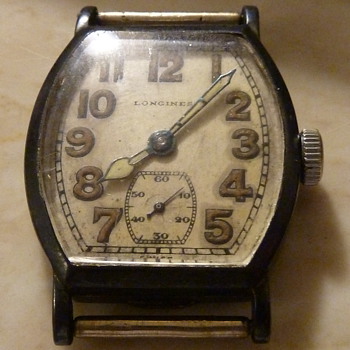 1922 Longines Sterling silver Mens wrist Watch 15 Jewels