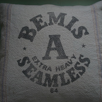 Grain Sack Pillow - Rugs and Textiles