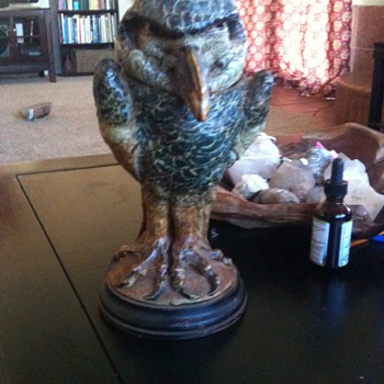 Martin Brothers London & Southall 12" Pottery Bird w/ Removable Head - Art Pottery