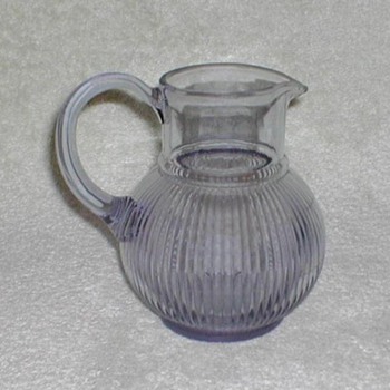 Amethyst Glass Pitcher