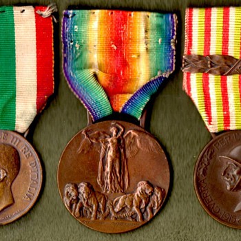 The Italian Victory Medal and It’s Companions - Military and Wartime