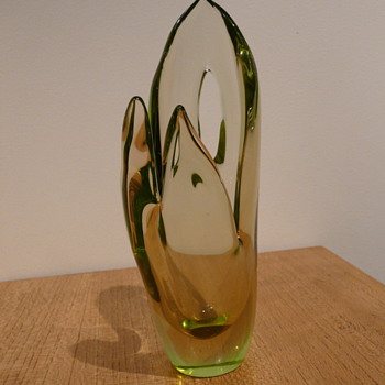 ALICE MARESOVA-SMOLKOVA for SKRDLOVICE 1955.  - Art Glass