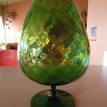 Help identifing huge Goblets ??? or Vases - Art Glass