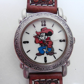 Western Mickey (Cowboy) Wristwatch - Wristwatches