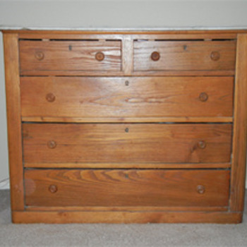 old marble top dresser