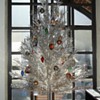 my Evergleam aluminum Christmas tree on display in my office.