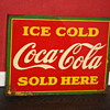 coca cola flange sign