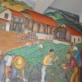 Coit Tower Mural - Firefighting
