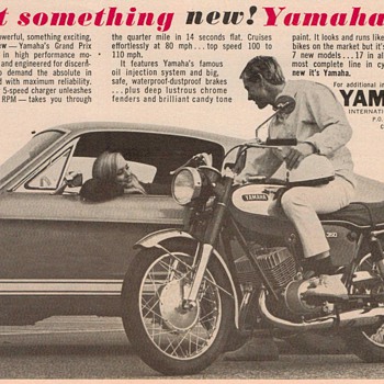 1967 - Yamaha Motorcycle Advertisement