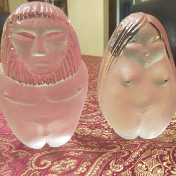 Cave People Help! - Art Glass