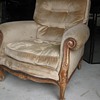 pair of old lounge chairs