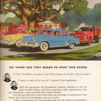 1952 - Budd Co. / Studebaker Advertisement