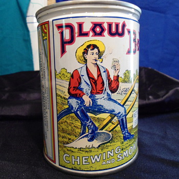 Plow Boy tin - Tobacciana
