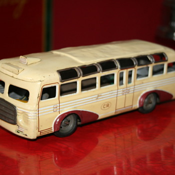 charles rossignol tin toy bus - Toys