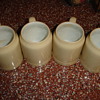4 antique beer mugs Hausmann 4th Ave. NY