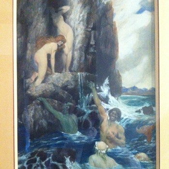 Intriguing watercolor (?? LUKE 1908). - Visual Art