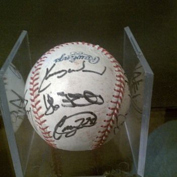 Team signed baseball - but which one? - Baseball