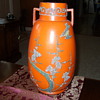OLD ORANGE VASE