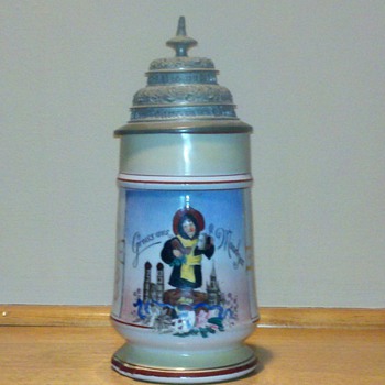 Gruss Aus Munchen stein - Breweriana